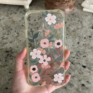 Rifle Paper Co Floral Clear Phone Case